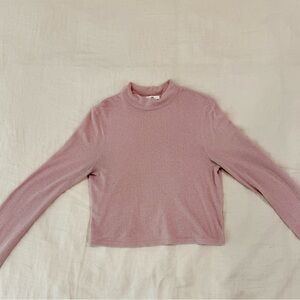 BP Dusty Rose Mockneck Sweater